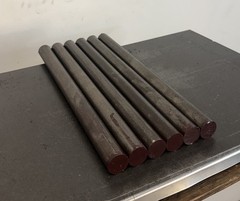 4130 Aircraft Grade Alloy Steel Round Bar 7/8″ Dia x 12″ Long (6 PC LOT)