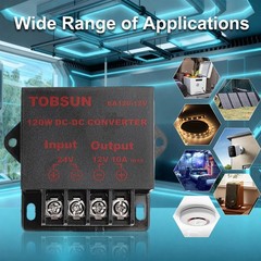 24V to 12V 10A 120W Converter Step Down Voltage Reducer DC to DC Buck Converter