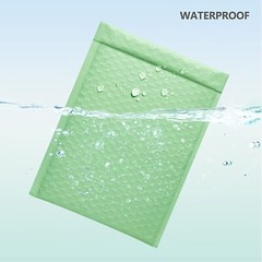 500 #0 Extra Wide 6.5×10 CD DVD Green Ash Poly Bubble Shipping Mailers Envelopes