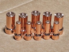 KP2844-5 Drag Nozzles + KP2844-1 Electrodes Fits Lincoln Tomahawk 1000 LC65
