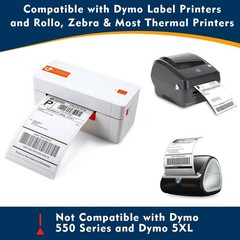 5 Pack 220/Roll Thermal Shipping Labels 4×6 Compatible 1744907 Dymo 4XL Printer