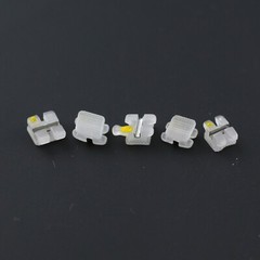 Orthodontic Bracket Ceramic Metal Slot Aesthetic Braces Roth 018 022 3M Clarity