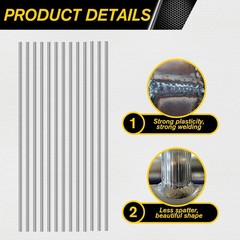 50Pcs Aluminum Brazing Rods, Aluminum Welding Rods, Welding Sticks, Low Melt Wel