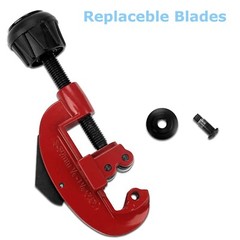 ﻿Pipe Tube Cutter 1/8″ to 1-1/8 OD Copper Brass Aluminum PVC Plumbing HVAC Tool