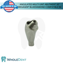 10X Angulated Multi Unit 30° Prosthetic NC Compatible with Megagen® BlueDiamond