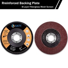 40-Pack 4.5 x7/8″ Flap Disc 4-1/2 40 60 80 120 Grit Angle Grinder Sanding Wheels