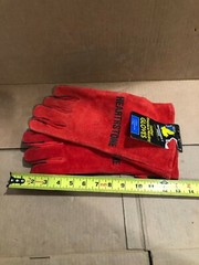 TASK master LEATHER FIREPLACE/WELDING GLOVES PROFESSIONAL’S CHOICE NEW