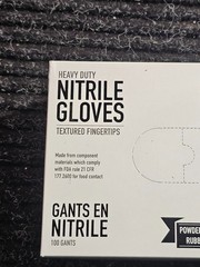 (QTY 1000) Bluzen NT106XL Disposable Nitrile Gloves XLarge Food/Medical Grade