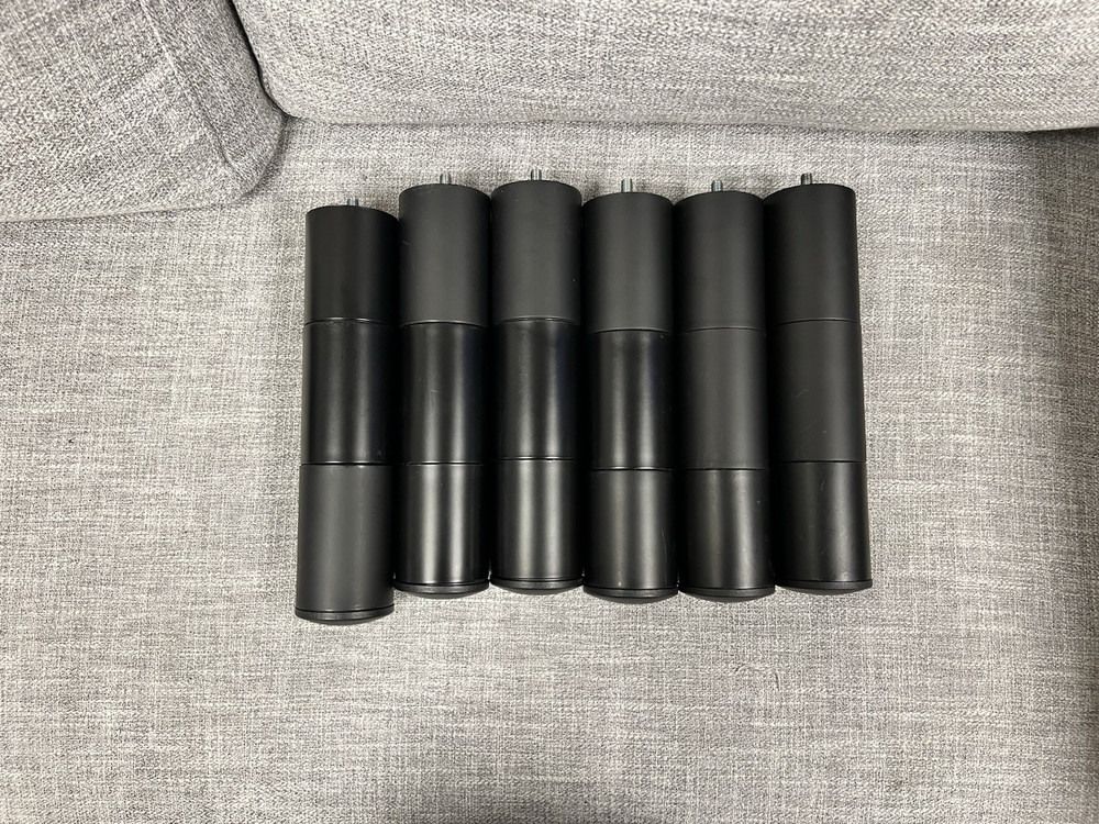 Adjustable Base 3in-10.25in 8mm Legs-Serta/Glideaway/Tempurpedic/Ergo (set of 6)