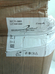 DeRoyal 71-3001 Closed Suction Canister System 1200cc Rigid W/2Elbows Case Of 40