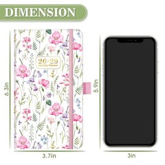 Pocket Calendar 20262029 3 Year Monthly Planner 20262029, July 2026 June 20…