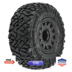 Pro-Line Racing Icon Sc 2.2/3.0 M2 Tires Mtd Black Whls Sc F/R Pro1018210 Rc