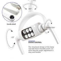 8W Dental Oral Operation Lamp Induction Sensor Light 6LED with Support Arm JH-06