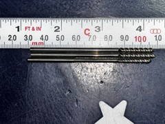 3X ACCUPRO 1/8X1/8X3/4X3 4FL BALLNOSE CARBIDE ENDMILL LR 646120 60338852 3pcs