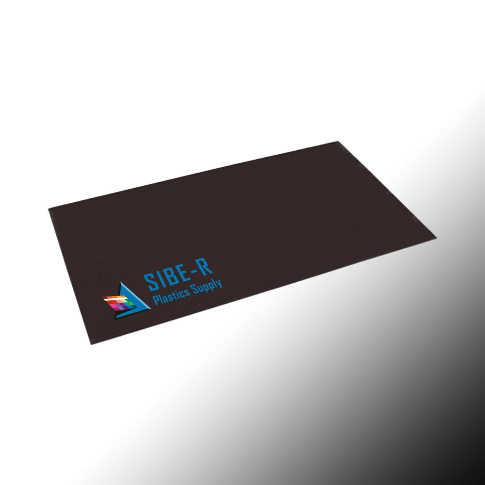Polystyrene Plastic Sheet-0.020″ thick- Black- 12″ x 24″