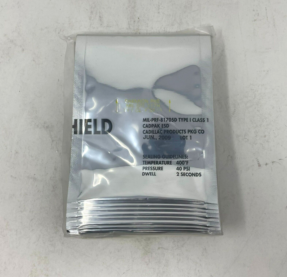 MIL-DTL-117, Type I, Class F, Style 1 Bags, 5″ X 7″ – 100 pk