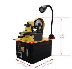 Ф2.4-13.8in Welding Saw Blade Grinder Speed Adjust Sawtooth Sharpening Tool 220V