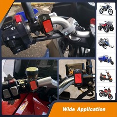 7/8″ Motorcycle Handlebar Headlight Fog Spot Light ON OFF Switch ATV Dirt Bike