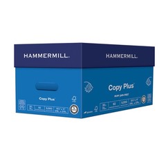 Hammermill Copy Plus 8.5″ x 11″ Copy Paper, 20 lbs., 92 Brightness, 5000 Sheets