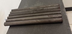 4130 Aircraft Grade Alloy Steel Round Bar 7/8″ Dia x 12″ Long (6 PC LOT)