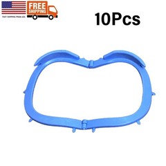 10Pcs Dental Foldable Rubber Dam Frames Punch Sheets Holder Hager Film Bracket