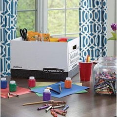 Heavy-Duty File Storage Boxes FastFold Lift-Off Lid 12 Pack Portable Efficient