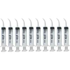 12-600 Syringes, GPS Dental Irrigation Syringes 12cc with Measurement Curved Tip