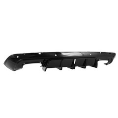 Rear Bumper Diffuser for 2015-2023 Dodge Challenger Fin Splitter LED Gloss Black