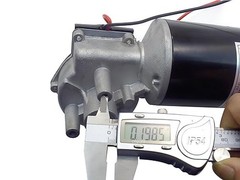 24V DC High Speed Wire Feed Drive Motor fits Mig Welder (Motor on The Left)