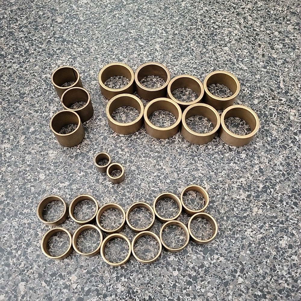 LOT OF 25: Bronze Bushings – Various Sizes *see photos*