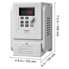 3HP 2.2KW 10A Variable Frequency Drive VFD for 3-Phase Motor Speed Control