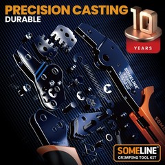 SOMELINE Crimp Tool Connector Kit, JST-XH 2.5mm/Du Pont 2.54mm Connector Set,…