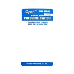 Supco SMR610 High Pressure Switch Manual Reset 610 PSI HVAC Refrigeration