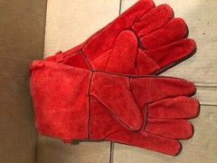 TASK master LEATHER FIREPLACE/WELDING GLOVES PROFESSIONAL’S CHOICE NEW