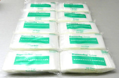 1000 Reloc Zippit 3″ x 5″ Clear 4Mil Bags Reclosable Top Seal Lock 3×5 Thick Bag