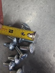 Grade 5 Carriage Bolt 3/8″-16 x 1″ Zinc Carriage Bolt 3/8 x 1 (10 PCS)
