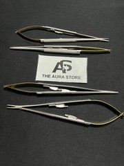 Lot Of 4 Pcs Hu-Friedy Castroviejo Needle Holder