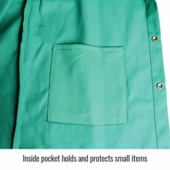 Revco Black Stallion 30″ TruGuard 200 FR Cotton Welding Jacket, Green Size 4XL