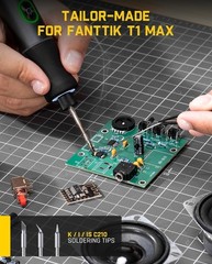 Fanttik C210 Soldering Iron Tips, Replacement Solder Tips for T1 Max,…