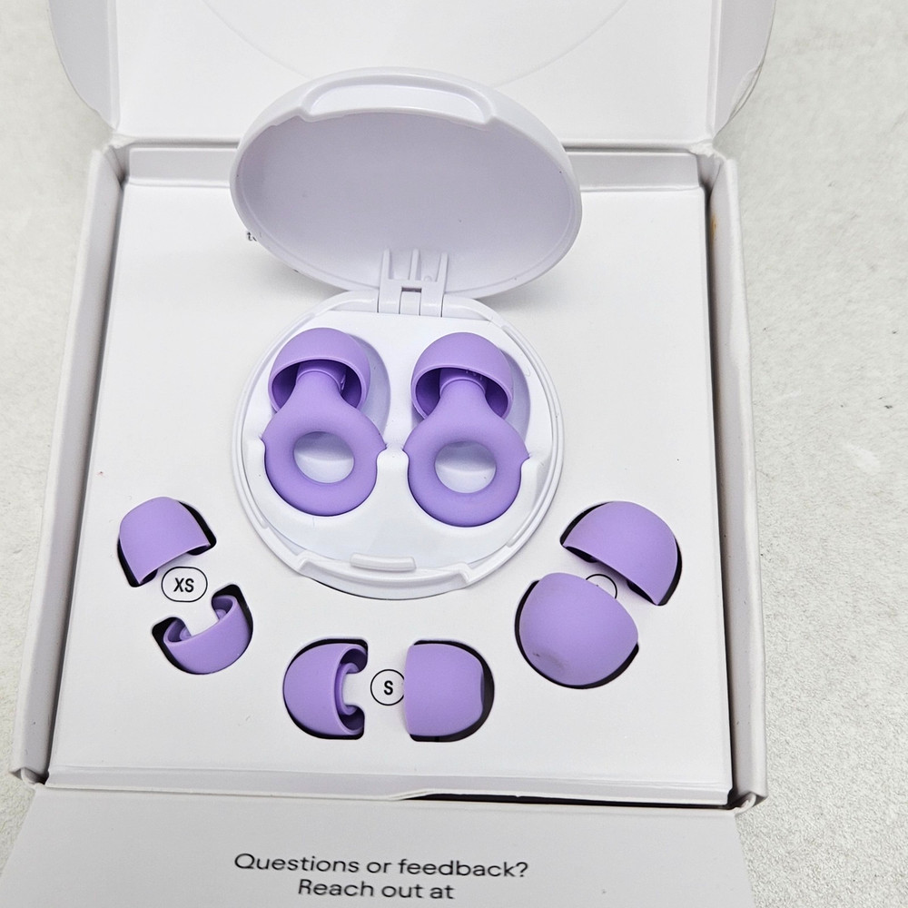 Loop Quiet 2 Ear Plugs Violet 24dB SNR Flexible Hearing Protection Customize Fit