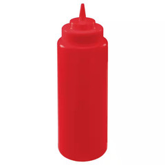 32 Oz. Red Squeeze Bottles 6-Pack