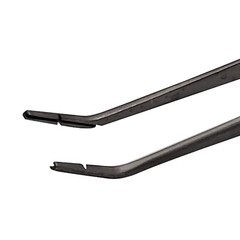 Endodontic Tweezer Paper Point Angled with Lock Tip Surgical Forceps ARTMAN