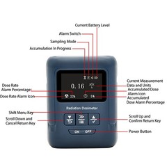 Radiation Detector Nuclear Monitor Dosimeter Counter Beta Gamma X