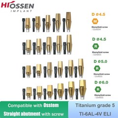 US Titanium Straight Transfer Abutment Fit Hiossen ET III MINI Regular Platform