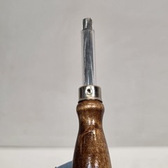 BUFFALO Bur Cleaning Brush METAL Wire Bristles and Wooded Handle, 07420