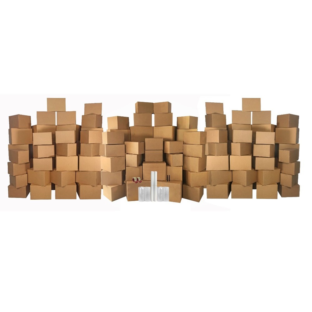 UBMOVE 10 Room Basic Kit 128 Moving Boxes and Packing Materials