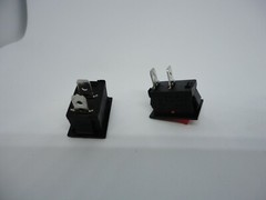 2 Pcs Pack Red KCD1 10A 125V 6A 250V AC CQC 2 Pin I O Power Button Rocker Switch
