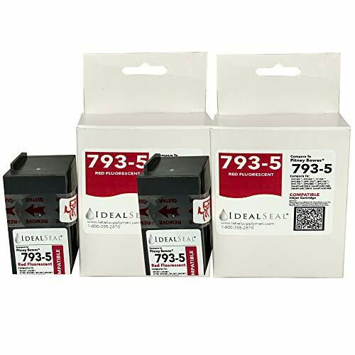 793-5 Red Ink Cartridge Postage Meters 2 Pack 1 Per Box Up to 3000 imprints