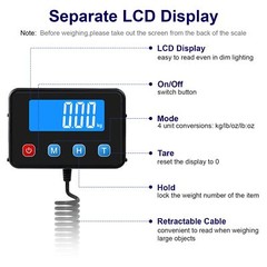 Digital Shipping Postal Scale 0.5 oz High Accuracy！440lb Commercial Weight Sc…