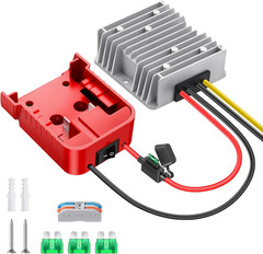 18V to 12V Step down Converter for Milwaukee M18 Battery, DC Voltage Reducer Tra